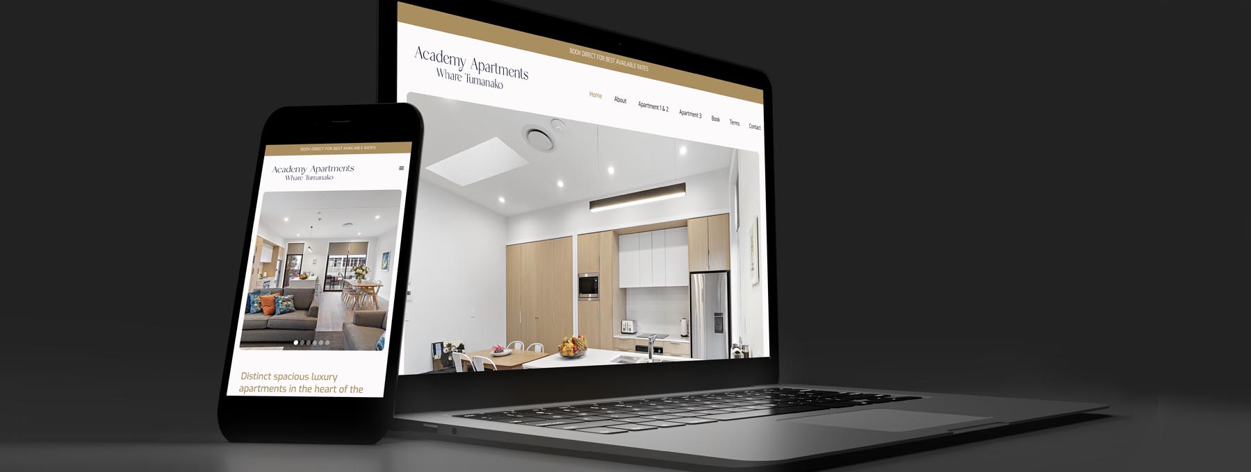 Academy Apartments Website