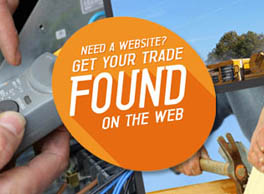 Need a website? Get your trade found on the web.