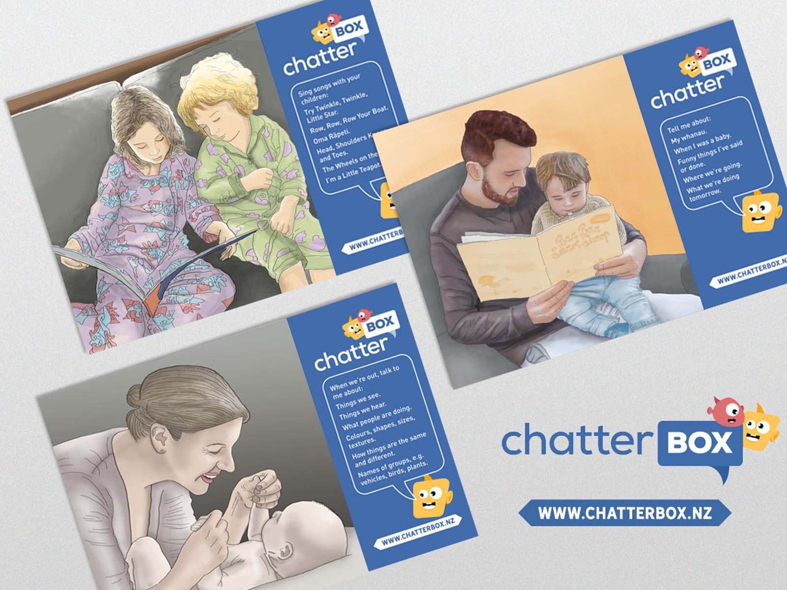 Chatterbox postcards