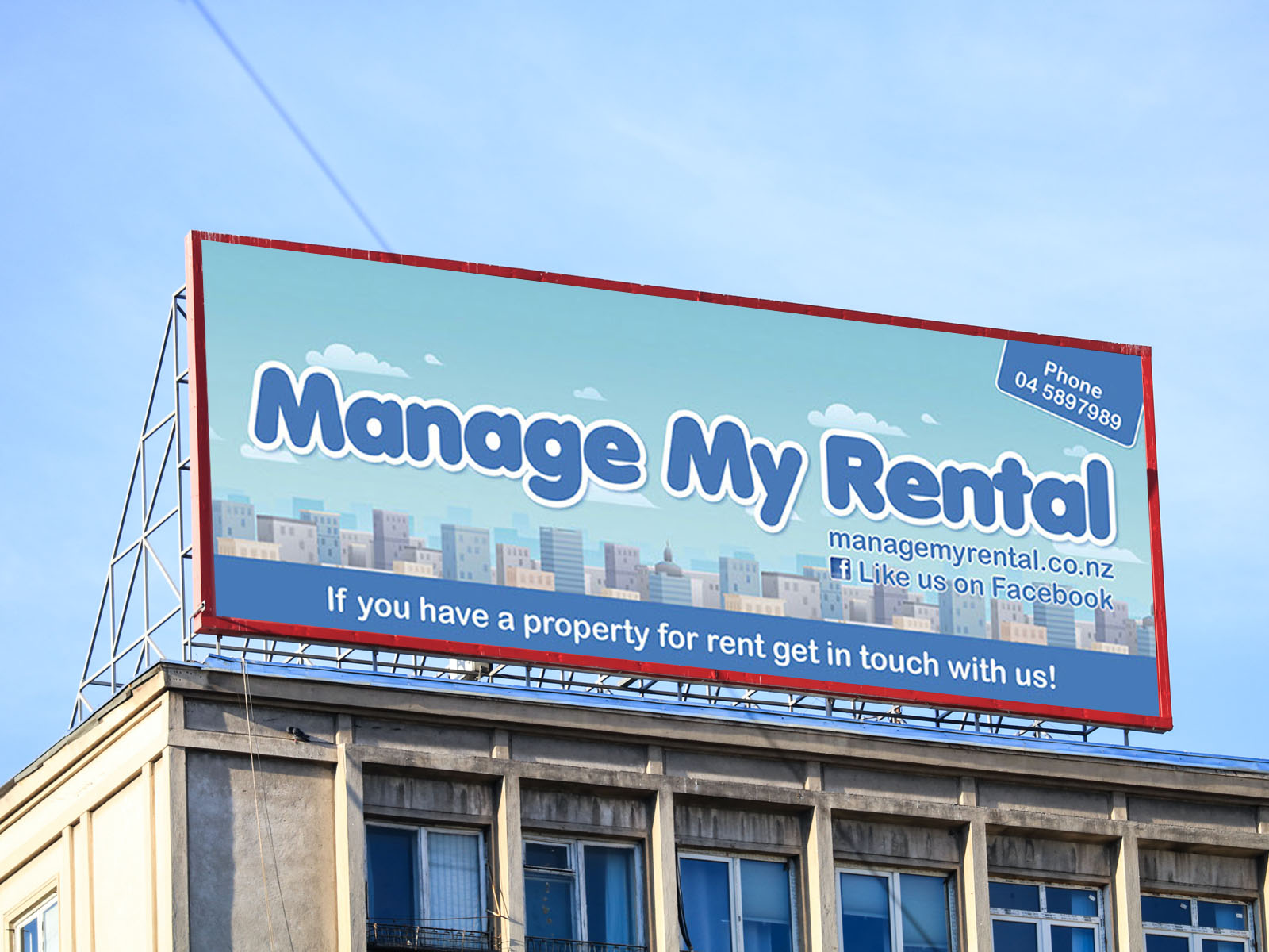 Manage My Rental billboard