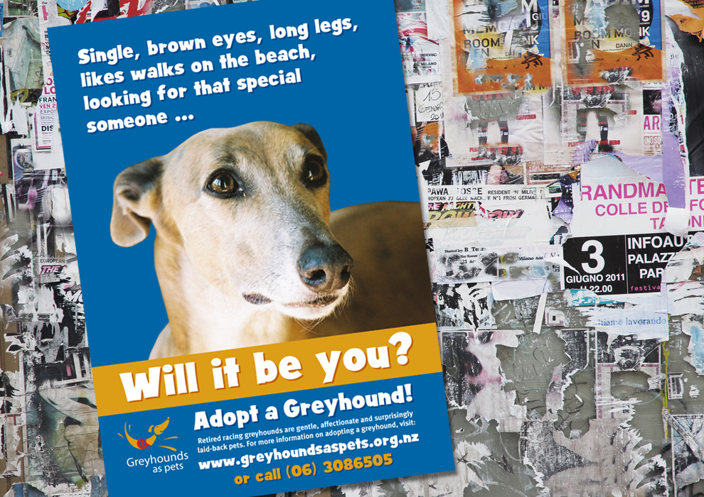 Poster for Adopt a Greyhound